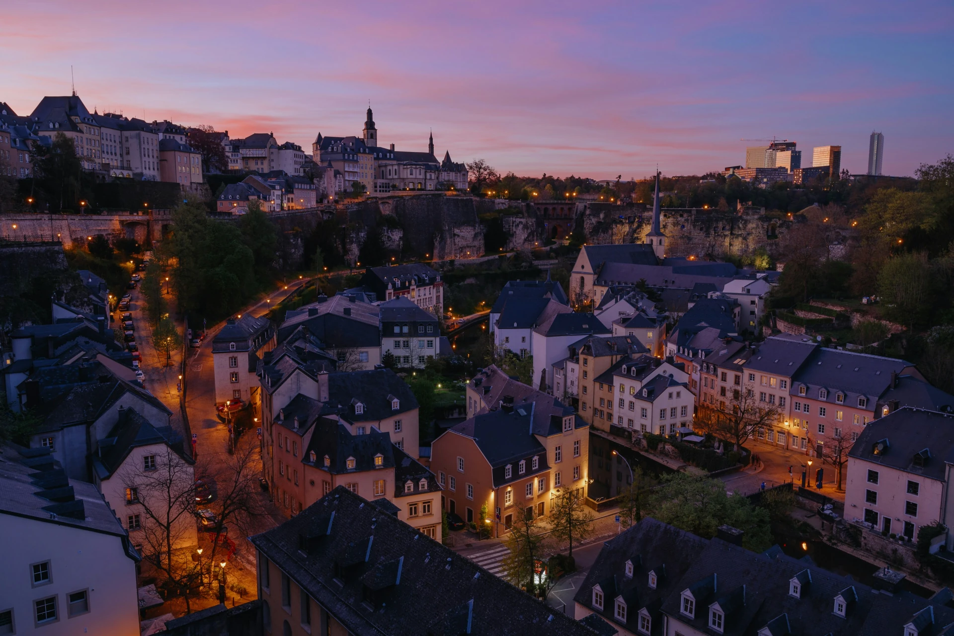 Quartier résidentiel de Luxembourg